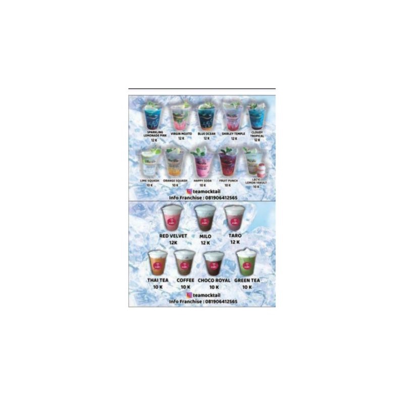 

TEAMOCKTAIL fresh drink