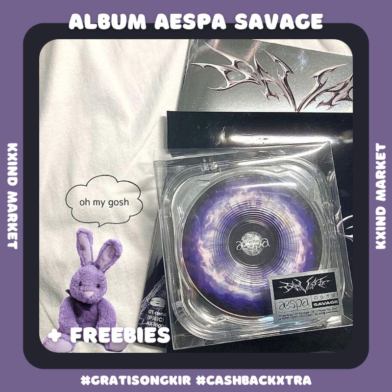 Album AESPA Savage Case P.O.S ver / album only aespa / album aespa savage / album KPop / CD aespa