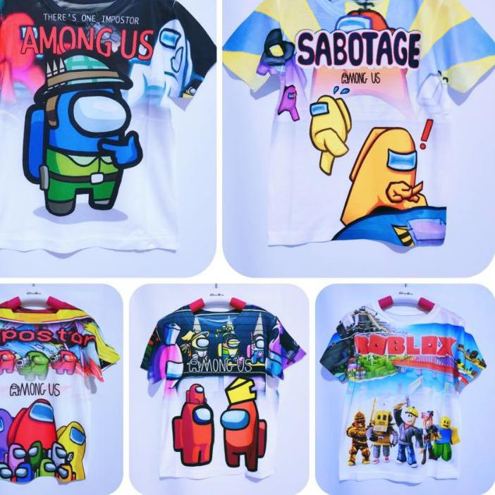 Grosiran Murah BAJU KAOS ANAK AMONG US/ KAOS ANAK COWOK FURO terbaru