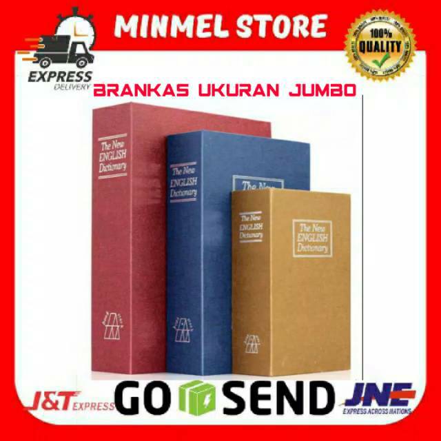 BERANGKAS BUKU UKURAN JUMBO BESAR BIG SIZE BRANKAS BERANKAS BRANGKAS SAFE LOCK BOX PENYIMPANAN UANG