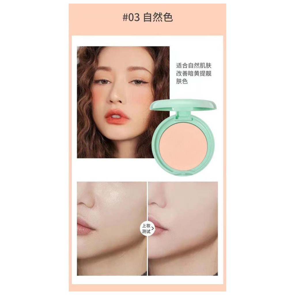 MC-5046 LAMEILA Naked Make Up Powder 3 Colors (PINK,BIRU,HIJAU)