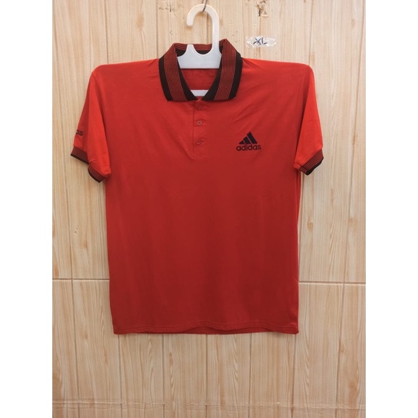 kaos kerah pria / atasan kra merah / kaos polo