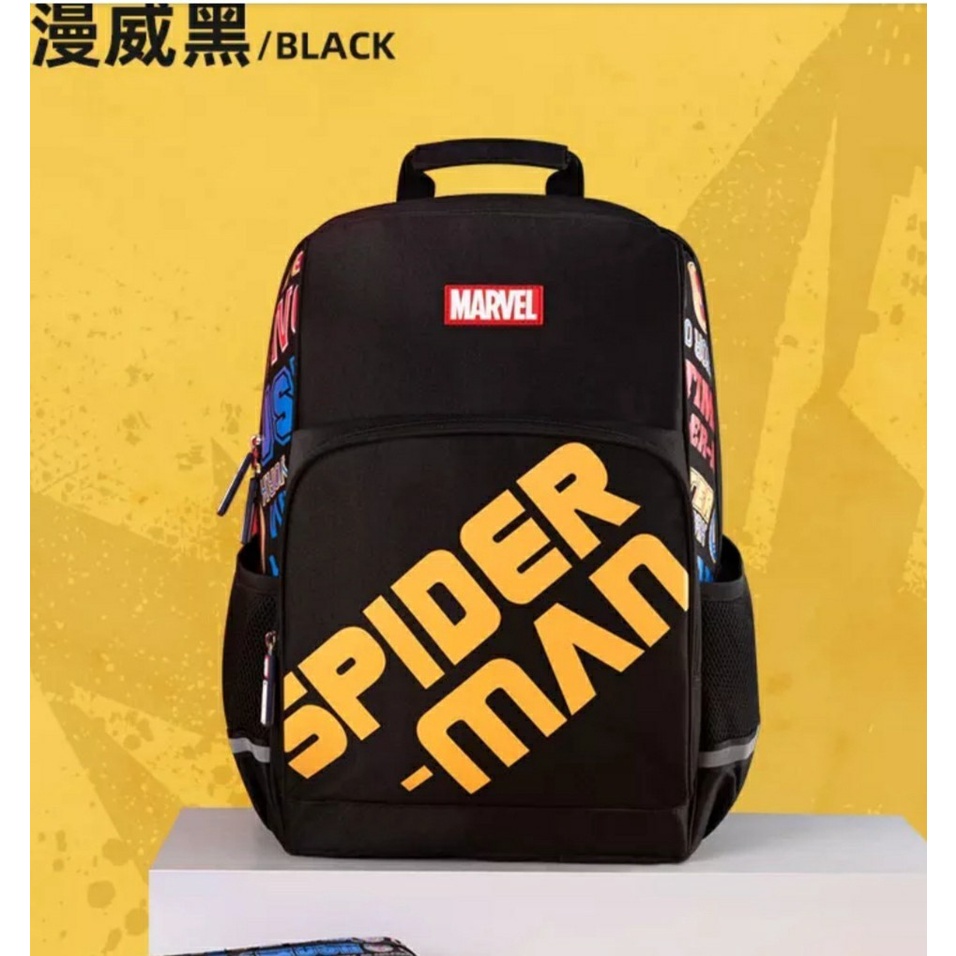 NIQABIS Tas Ransel Anak Laki Laki karakter SPIDERMAN Tas Sekolah Anak TK SD SMP Tas Ngaji Les Cowok