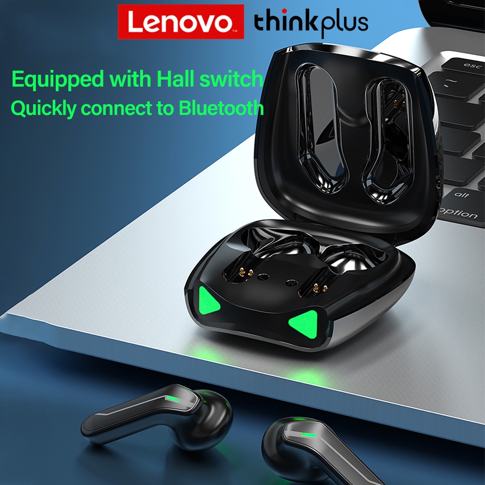 (100% orignial Lenovo, Yang palsu kalah sepuluh)Lenovo XT85 True Wireless Headphones with Mic In-ear Music Earphone Bluetooth 5.0 Earbuds Touch Control Sweatproof Sport dan