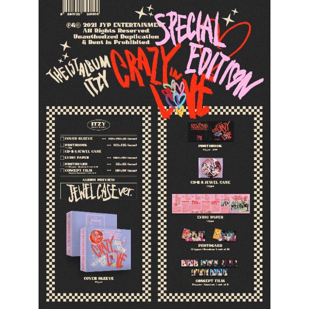 [PO] ITZY The 1st Album - CRAZY IN LOVE (Special Edition)