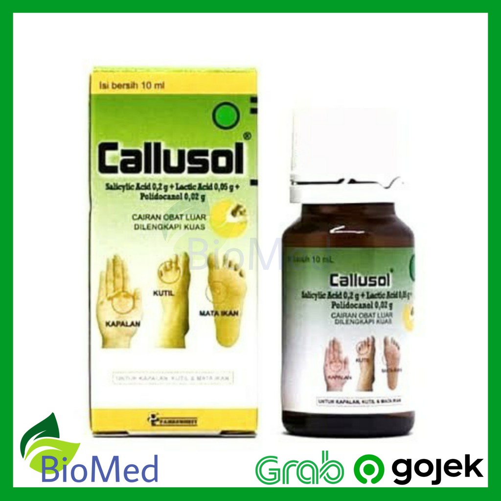 CALLUSOL - Calusol Obat Mata Ikan Kapalan Kutil Kulit Keras