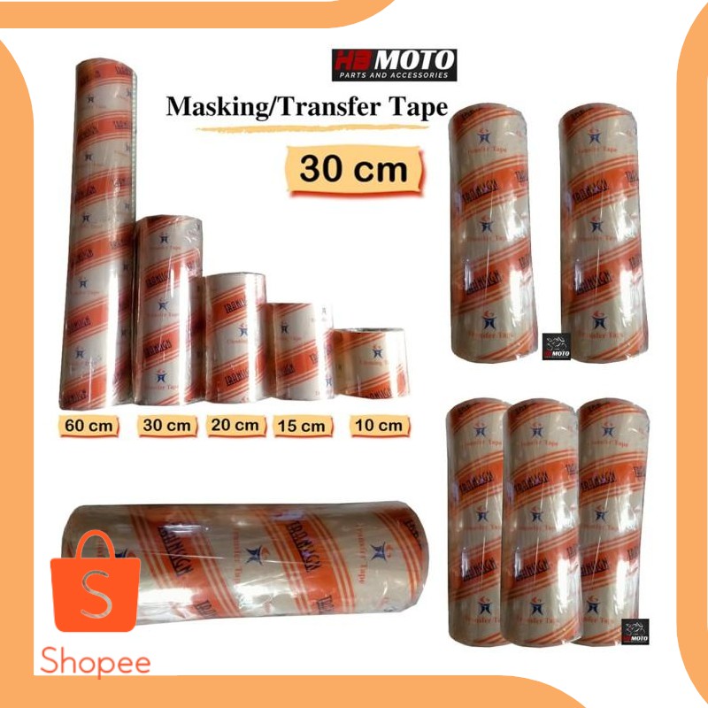 

Promo suku cadang Masking Tape Transign 30 CM / Transfer Tape Cutting Sticke Berkualitas