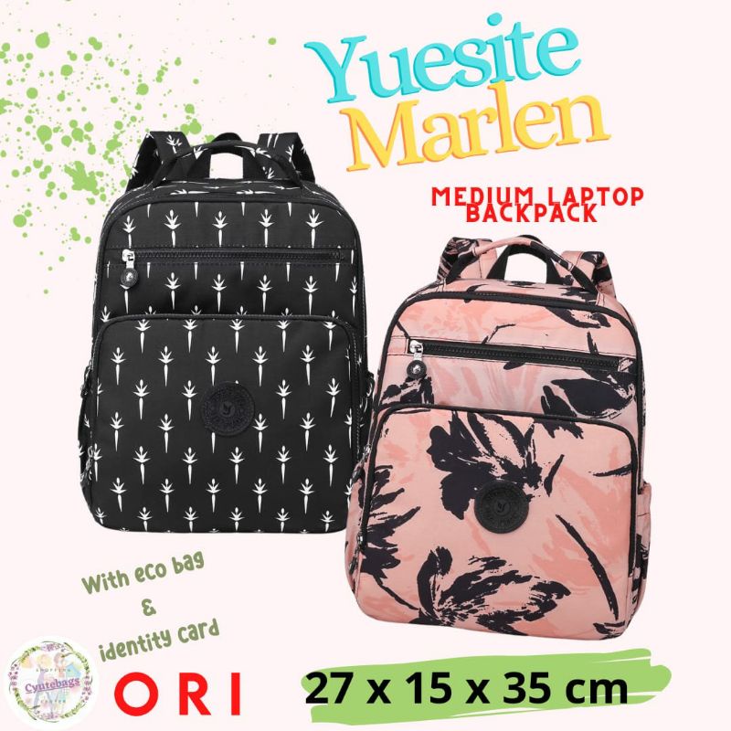 YUESITE MARLEN TAS RANSEL LAPTOP ORIGINAL BACKPACK CYUTEBAGS