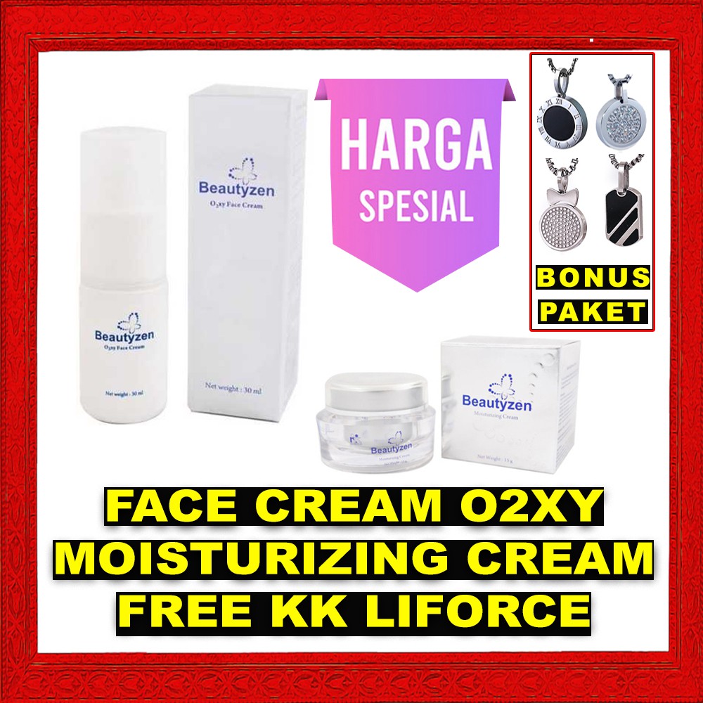 Beautyzen O2XY Face Cream &amp; Moisturizing Cream KK Indonesia Memperlambat tanda Penuaan Dini