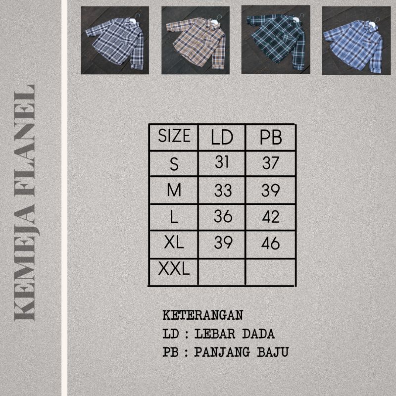KEMEJA FLANEL - Promo 8.8 Kemeja Kotak Lucu Unisex