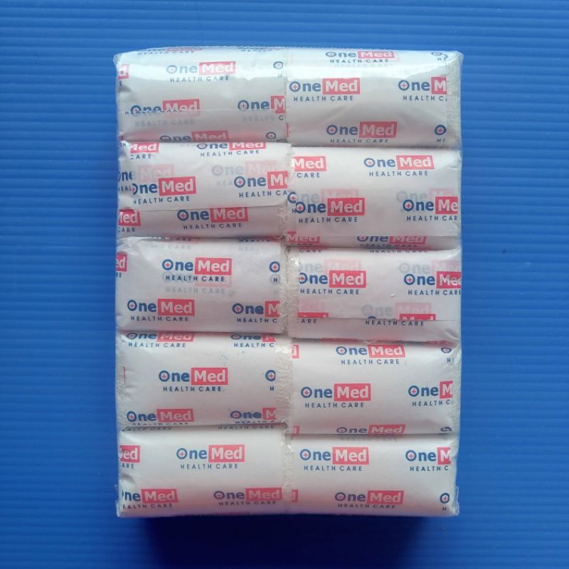 Perban/ verban/ kasa gulung/ kasa rol putih one med ukuran 5cm, 10cm, 15cm