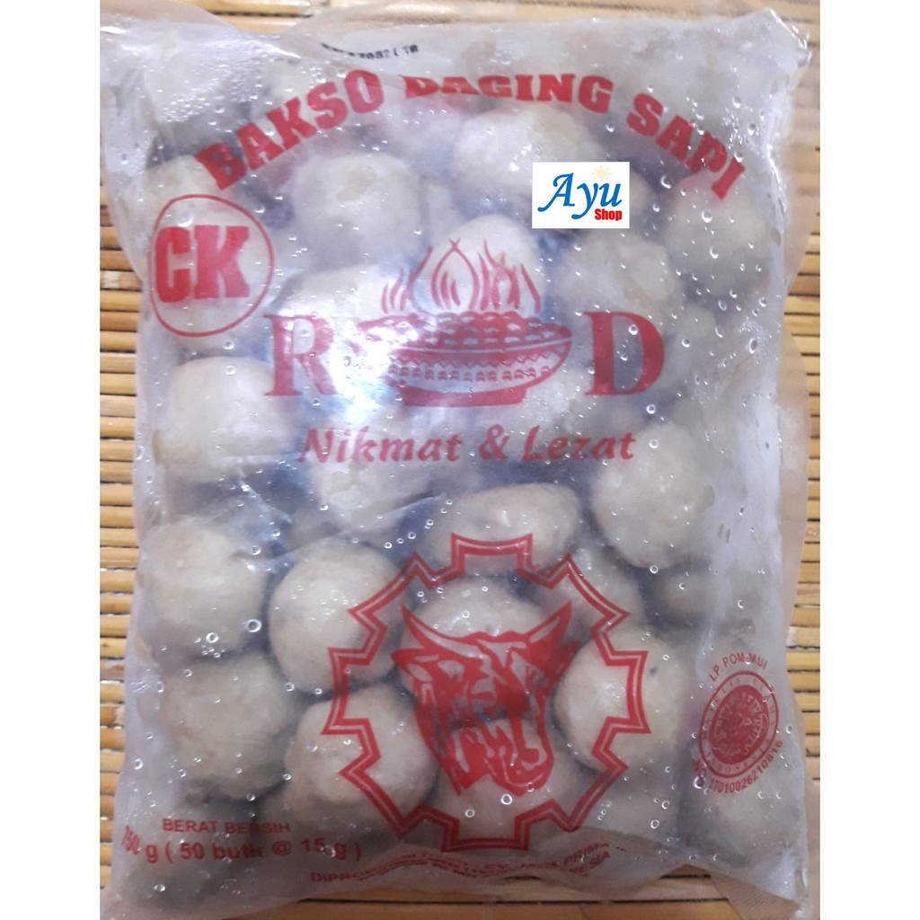 

Bakso Daging Sapi RD CK 750gr (isi 50)