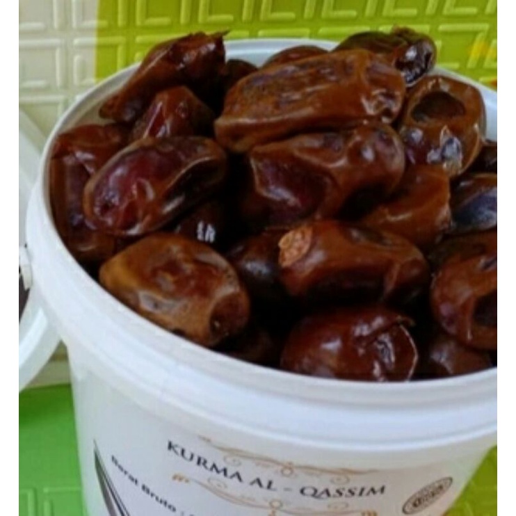 

New kurma al Qassim kemasan ember 800 gram/kurma sukardi lezat enak manis murah