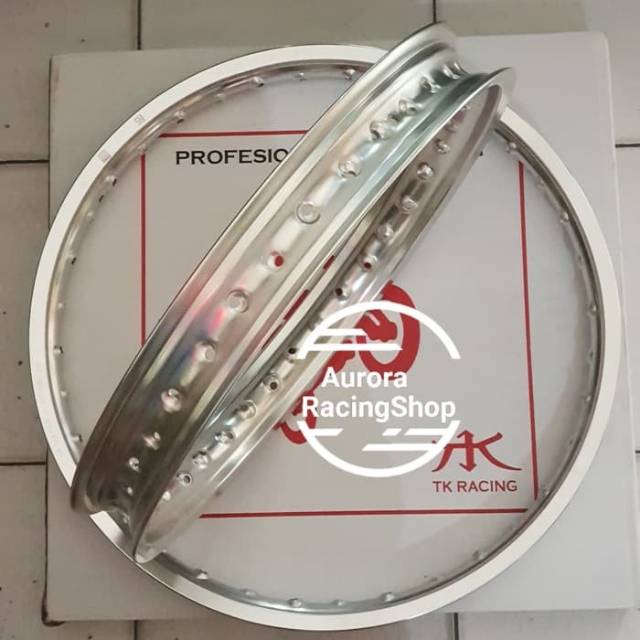 Velg TK Bright KLX 150 Set 18 x 215 / 21 x 160 Hole 36 warna Silver