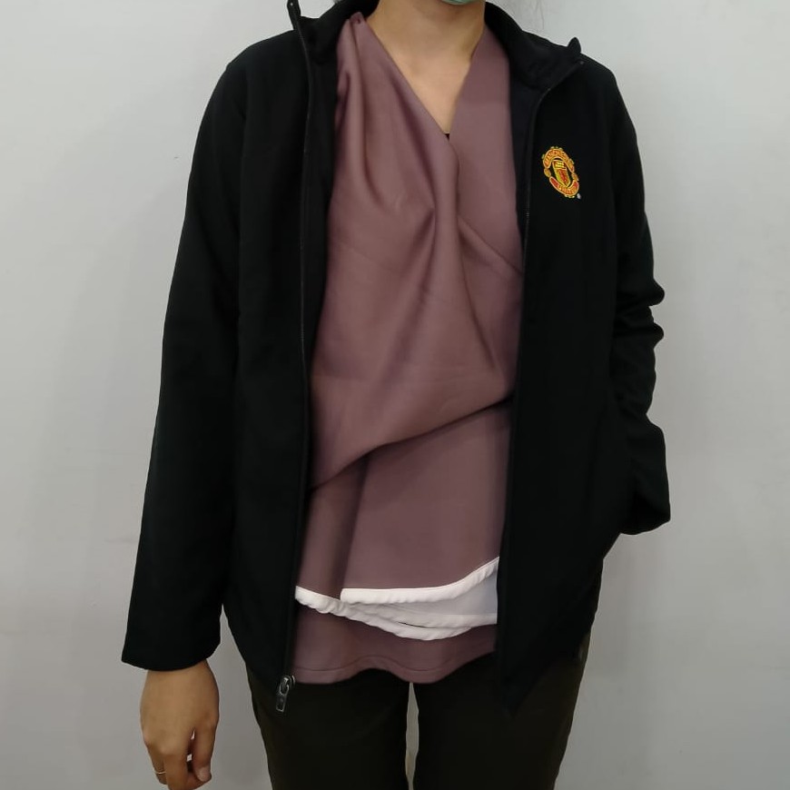 COLUMBIA JACKET MANCHESTER UNITED BLACK ORIGINAL BNWT