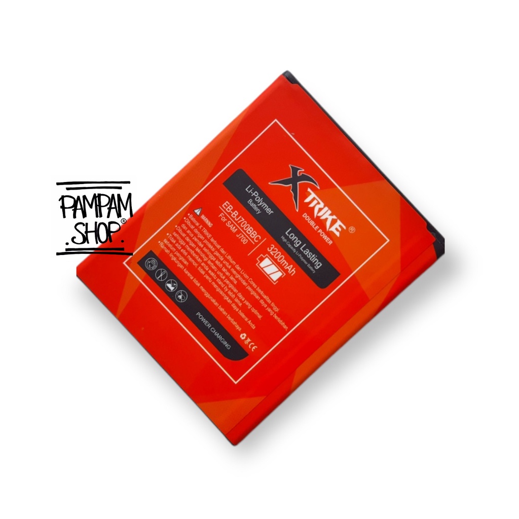 Baterai XTRIKE Double Power Samsung Galaxy J7 2015 J7 Core J701 Duo J4 J400 2018 On7 J700 J700F J720 Original Batre Batrai Battery HP Handphone Ori On 7