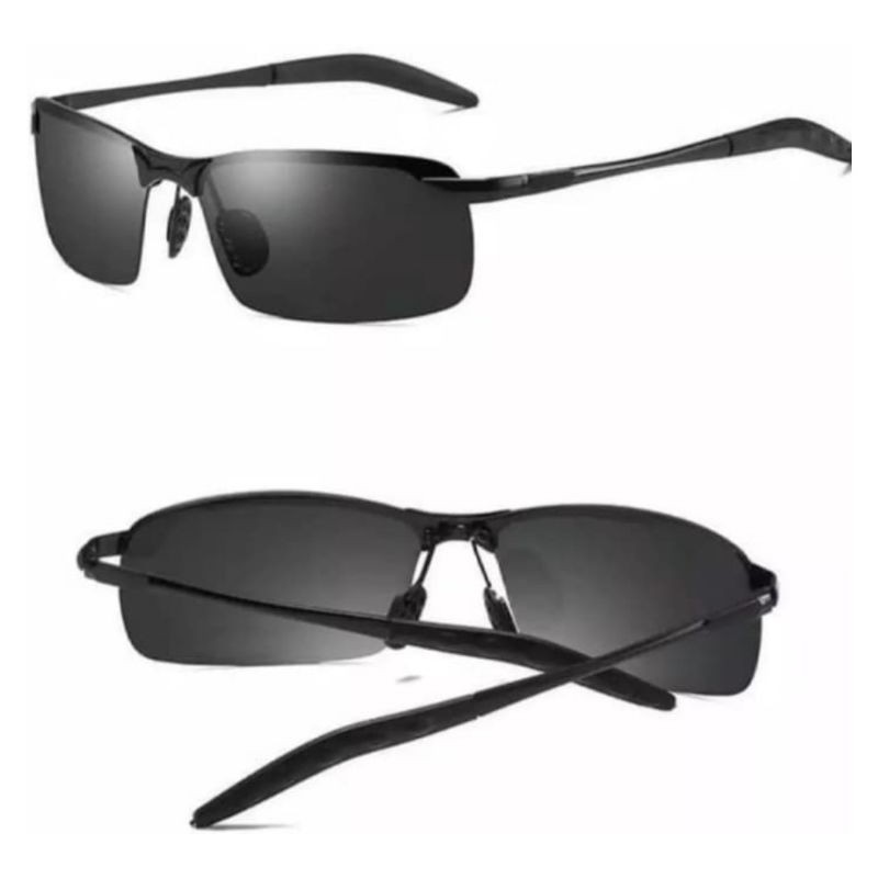 Original Kacamata Anti Silau Polarized Anti Uv 400 - Lensa Hitam