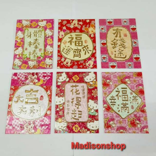 Angpao Mickey Kartun 3522 Ampao Fancy Murah Kado Amplop Uang Sincia