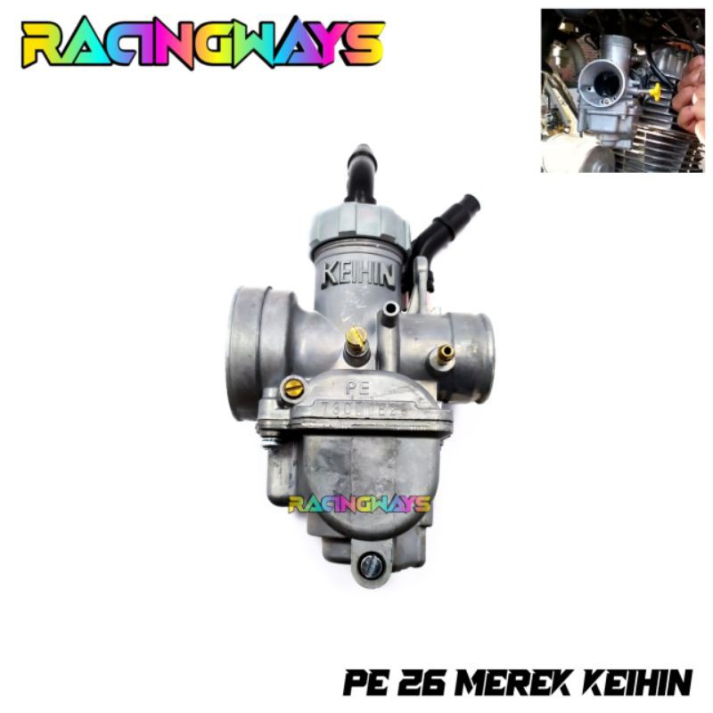 Karburator KEIHIN PE 24 PE 26 PE 28 / Karbu Carburator Pe24 Pe26 Pe28 Karbulator Universal Kode 115-2