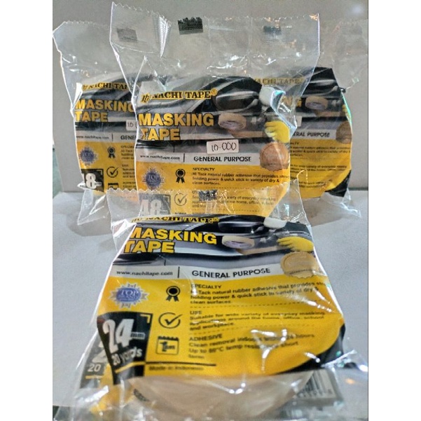 

Isolasi kertas|Lakban Kertas|Masking Tape Nachi