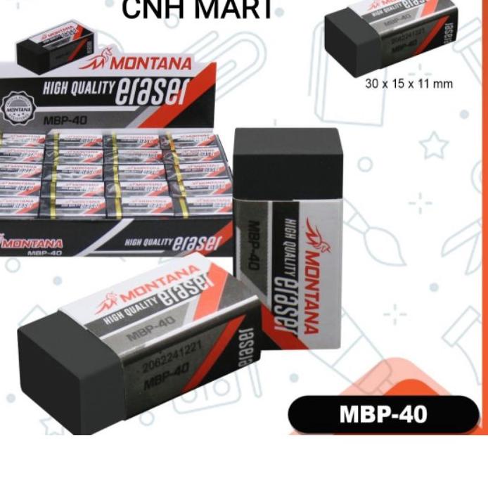 

ペ penghapus Montana hitam MBP 40/ perbox isi 40 pcs