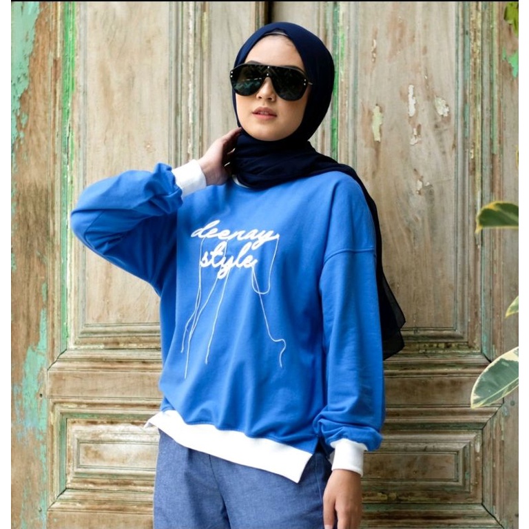 Deenay Original - Sewing Sweatshirt - Sweater - Atasan wanita - Sweater - Sweater Wanita - Atasan wa