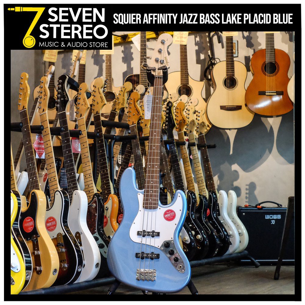 Squier Affinity Jazz Bass Lake Placid Blue