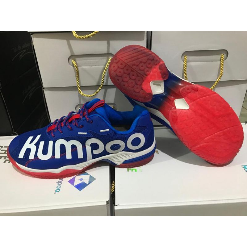 Sepatu Badminton Kumpoo Blue