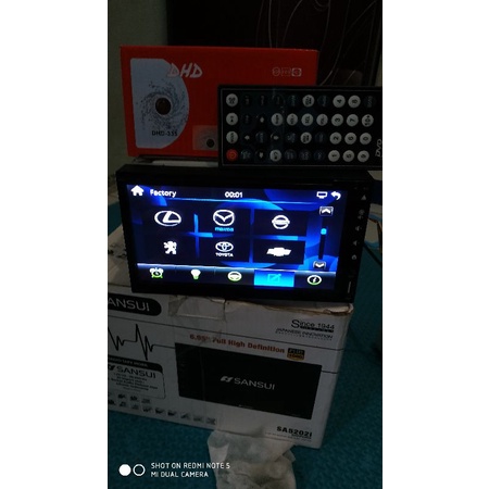 HEAD UNIT DHD 9818DVD BEKAS