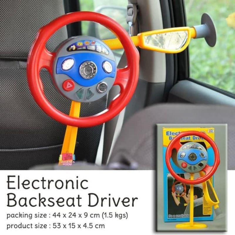 Mainan Electronic Backseat Driver Baterai - Setir Anak Steering Wheel