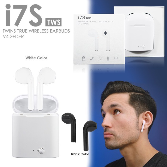 ❤Freedom❤ -【READY】Headset Earphone Bluetooth i7S TWS Sport True Wireless