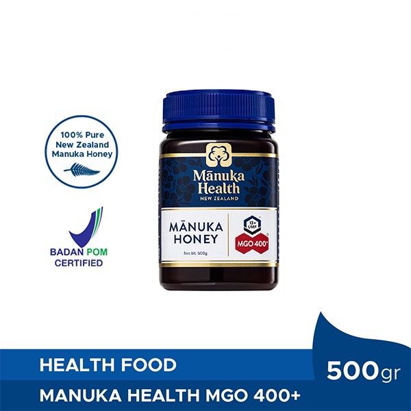 

Manuka Health MGO 400+ (500gr) Madu Manuka New Zealand