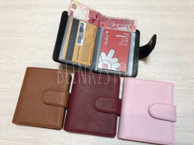 CARD HOLDER CLIP 16 + 1 SLOT / dompet kartu (POLOS)