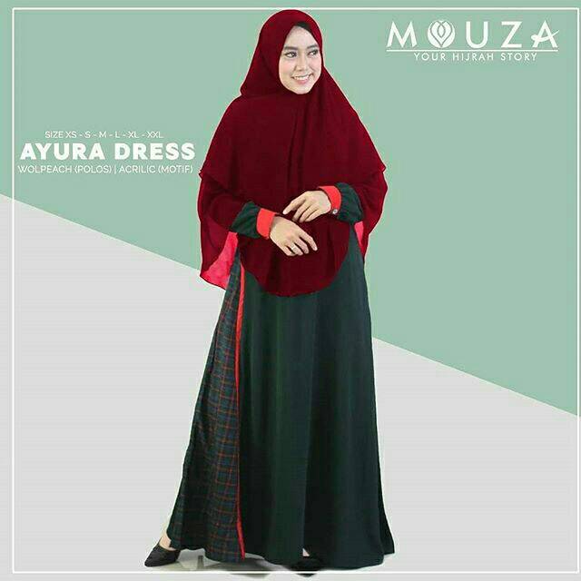 Gamis syari ayura by mouza