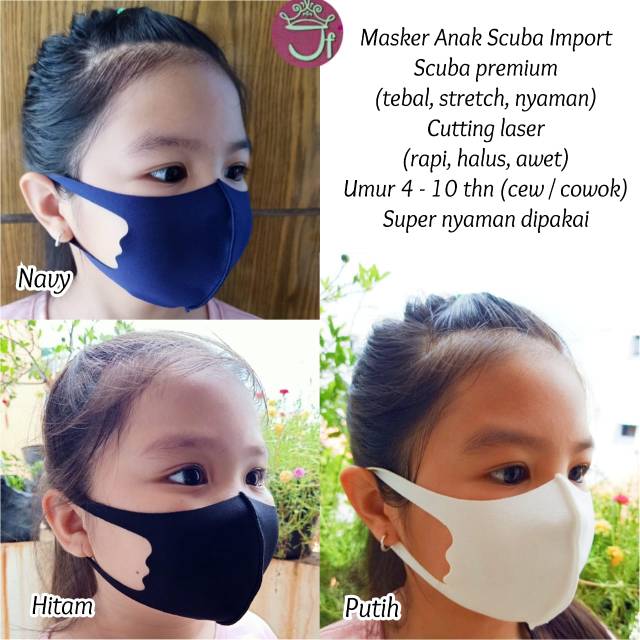 Masker anak usia ±4-10th