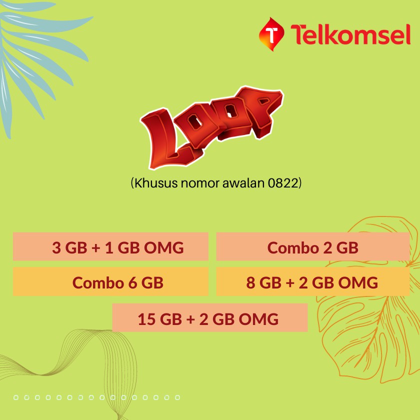 Loop Internet & Combo OMG | Paket Data Telkomsel Murah