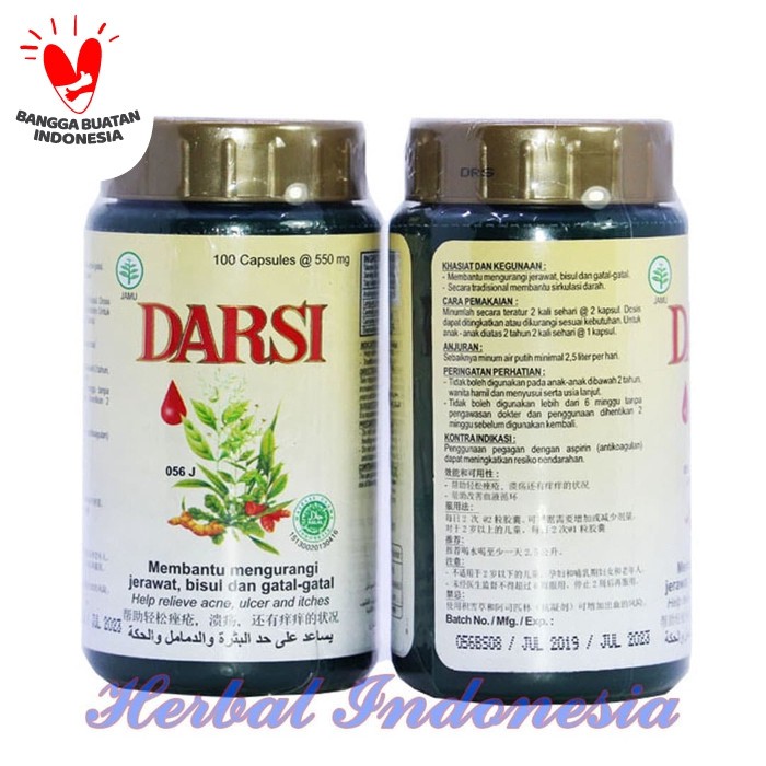 DARSI KAPSUL Membersihkan Darah Anti Alergi