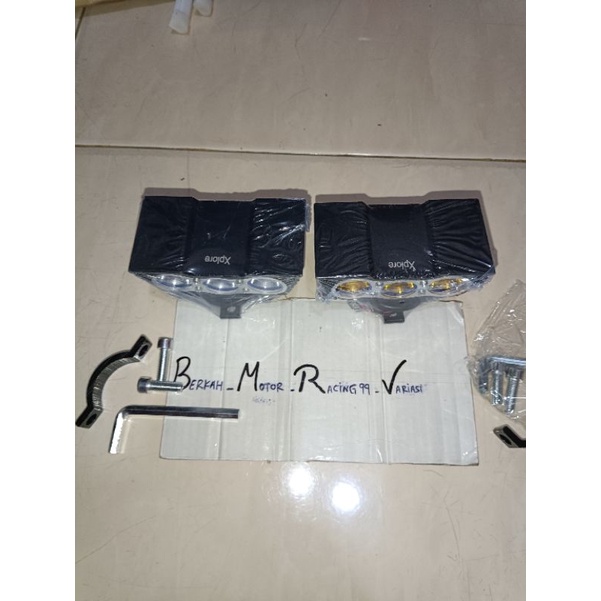 Lampu sorot supermoto (3fungsi) KLX / CRF lampu owl 3 mata led burung hantu headlamp CRF 150L LAMPU 
