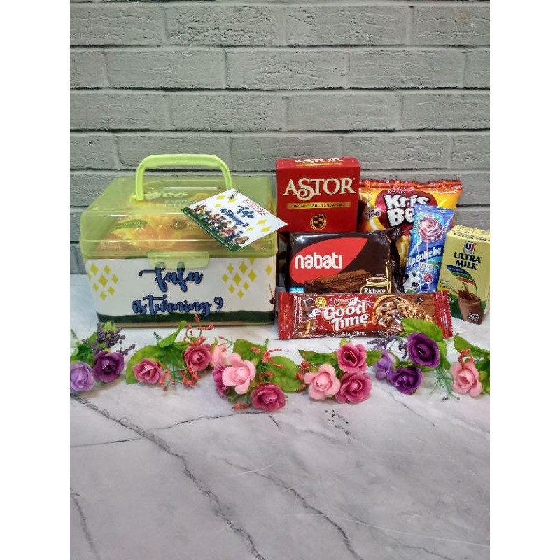 

souvenir box snack / goodiebag snack