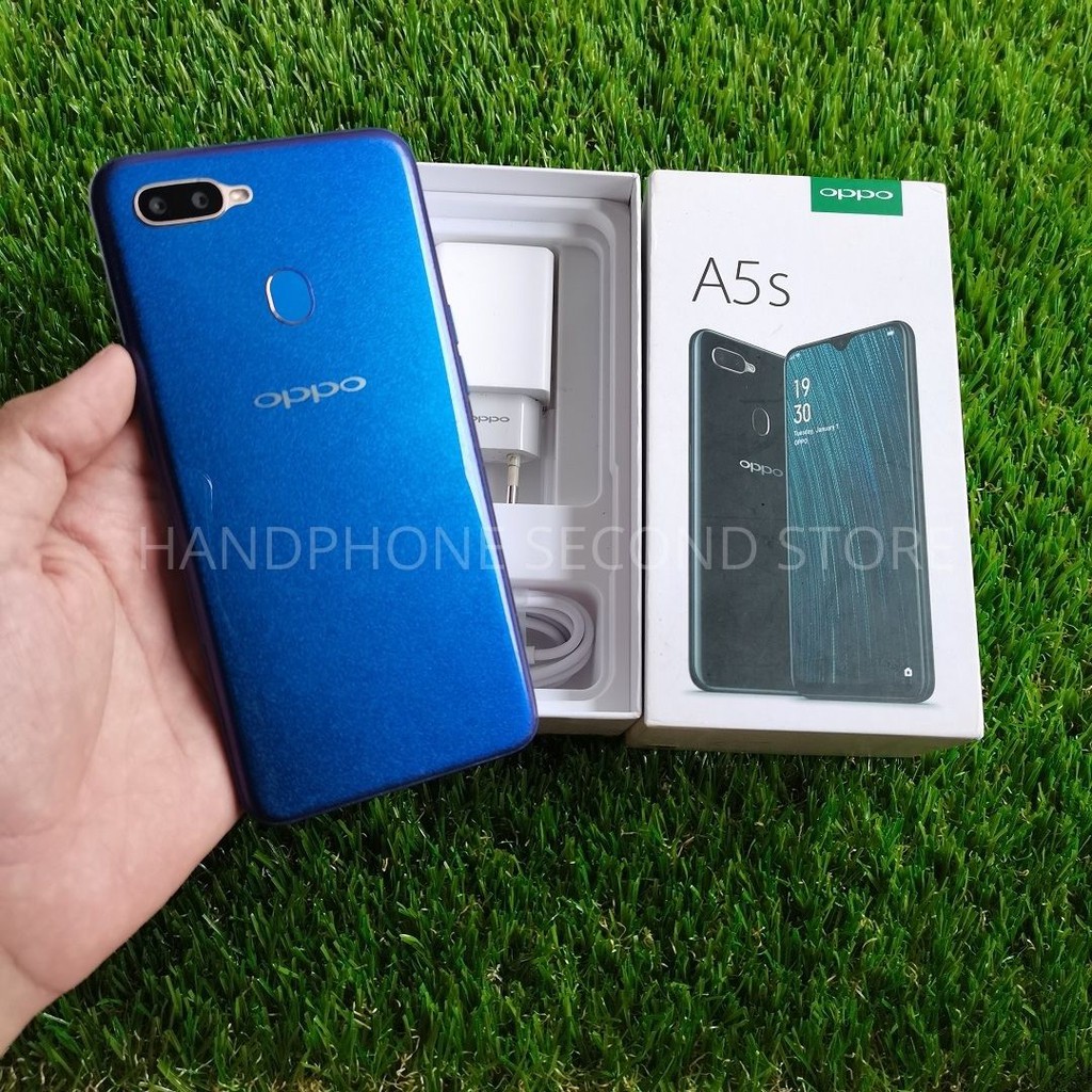 HP SECOND OPPO A5S 3/32GB FULLSET NO HF SECOND SEKEN BEKAS MURAH-1