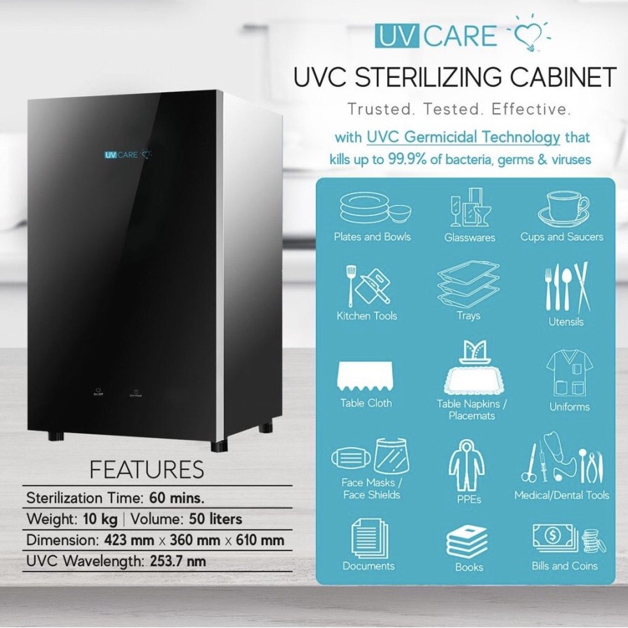 UV CARE Sterilizing Cabinet