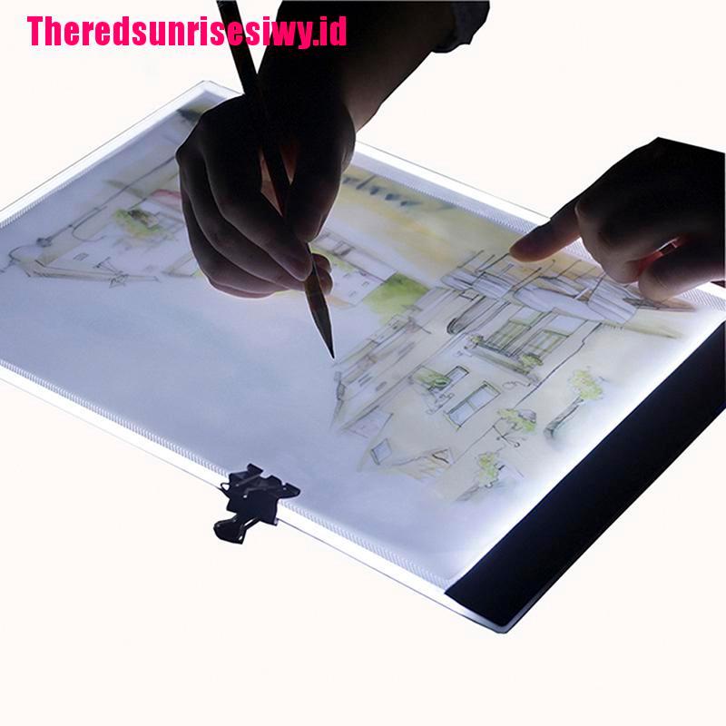 % Home &amp; living%% A5 tablet Gambar led Tipis art Stensil Papan Gambar Kotak Lampu tracing table pad