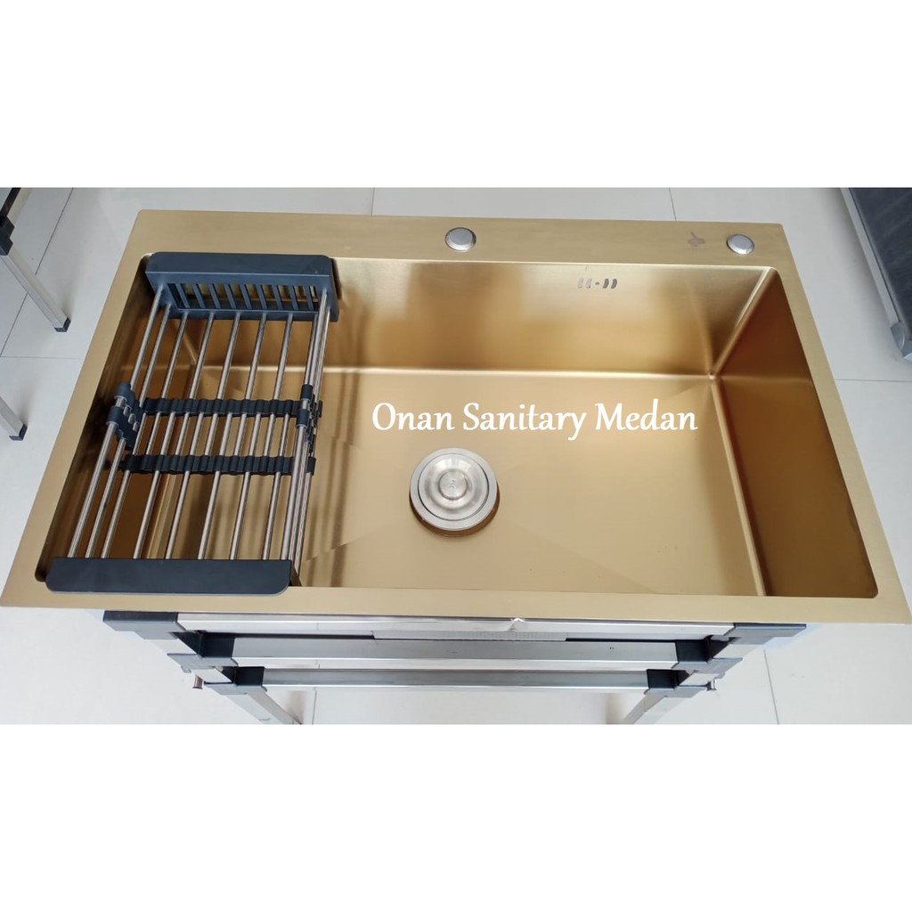 Kitchen Sink Golden Hand 8050 Gold Minimalis