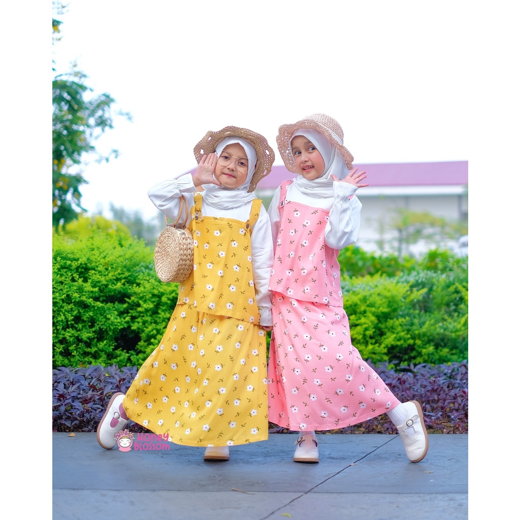 HoneyBlossom - setelan rok anak / setelan rok anak perempuan alyssa 1-5 tahun