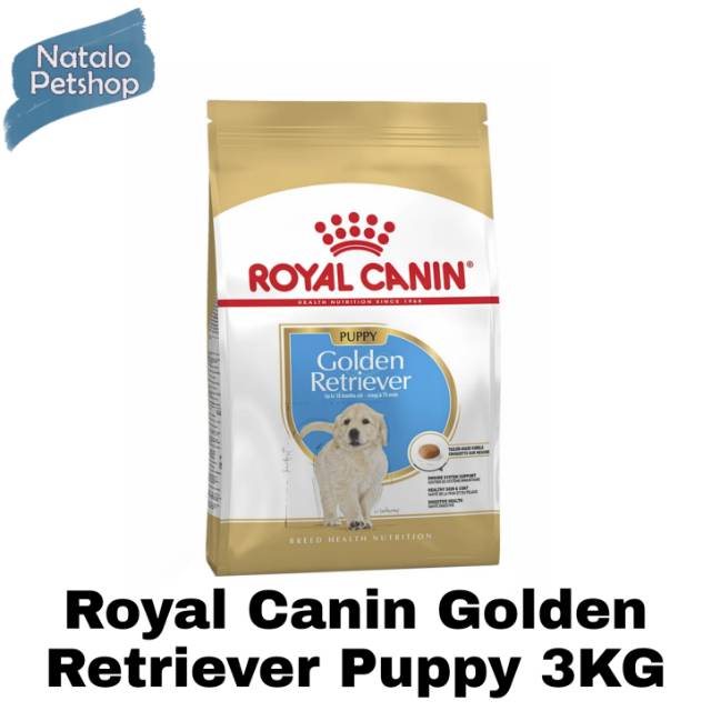 Royal Canin Golden Retriever Puppy Dog 3KG / Makanan Kering / Pelet / Anak Anjing