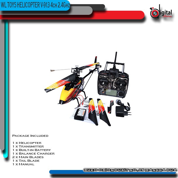 WL TOYS HELICOPTER V-913 4ch 2.4Ghz