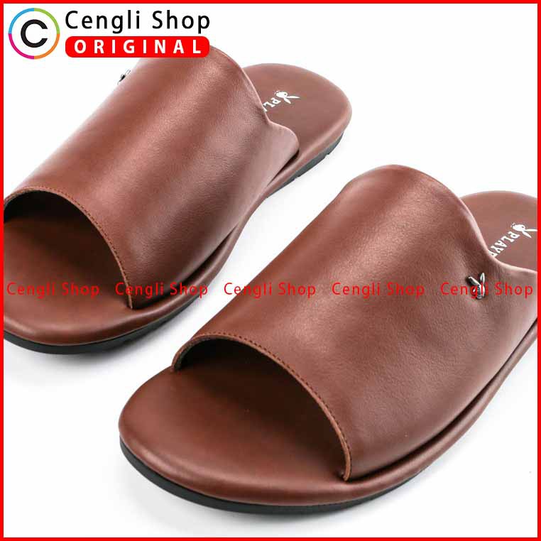 SANDAL PLAYBOY SLIDE CASUAL PRIA ORIGINAL KULIT ASLI ORI TERBARU PLZ0