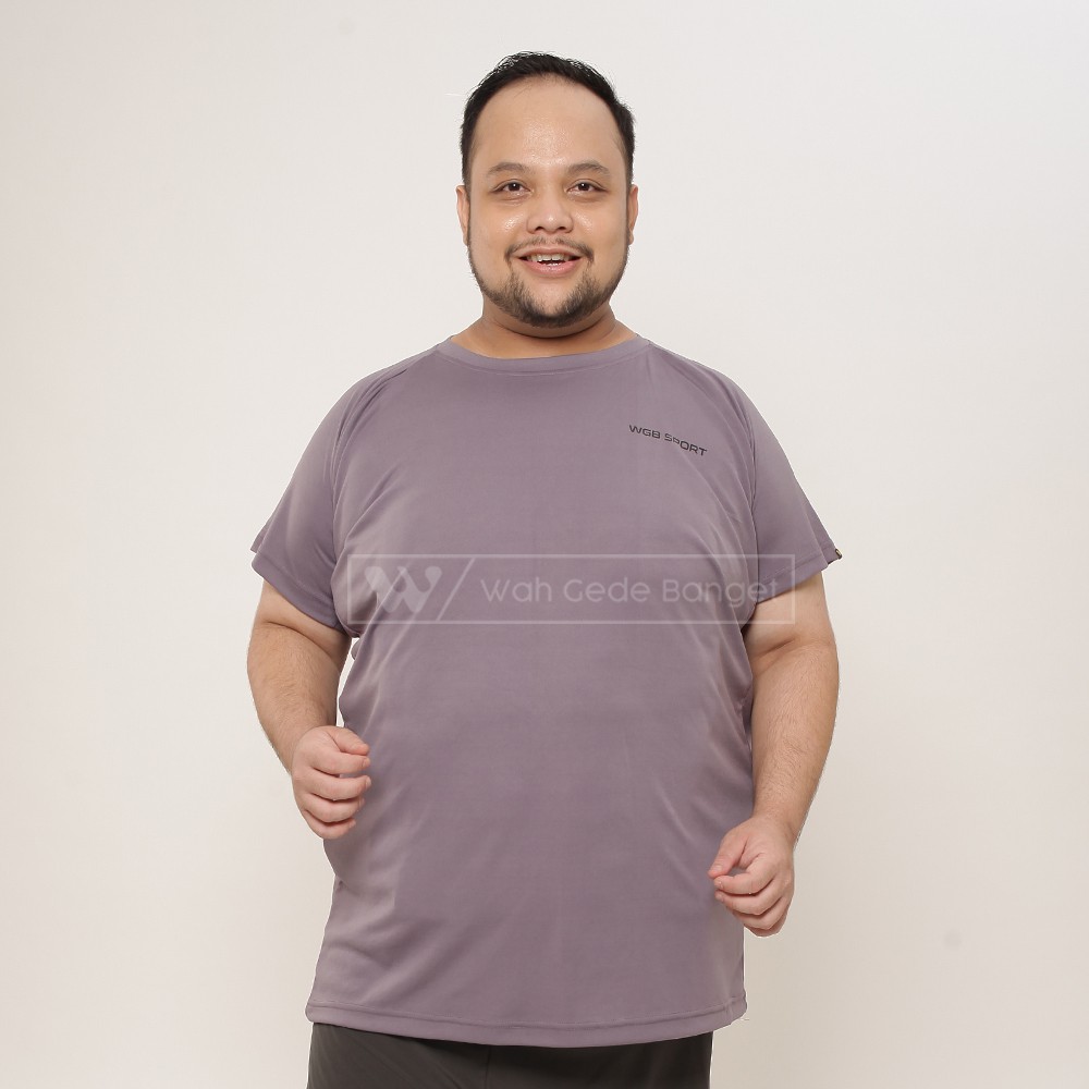 

Quick Dry Shirt Grey Jumbo Big Size Cowok Ukuran Besar XXL XXXL