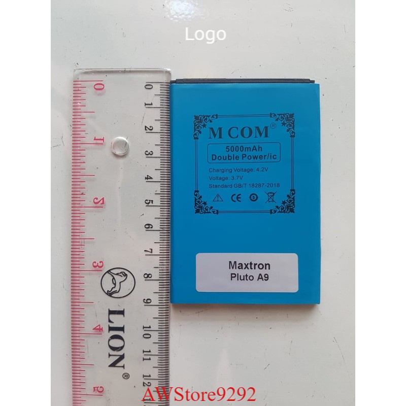 Mcom Battery Batre Baterai Double Power Mcom Maxtron Pluto A9