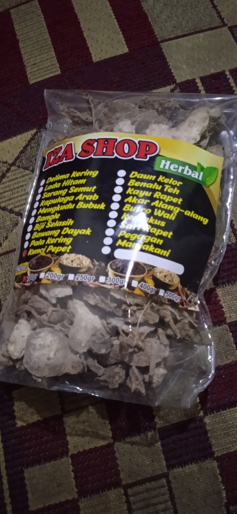 Temu Rapet/kunci Pepet Kering 100gr